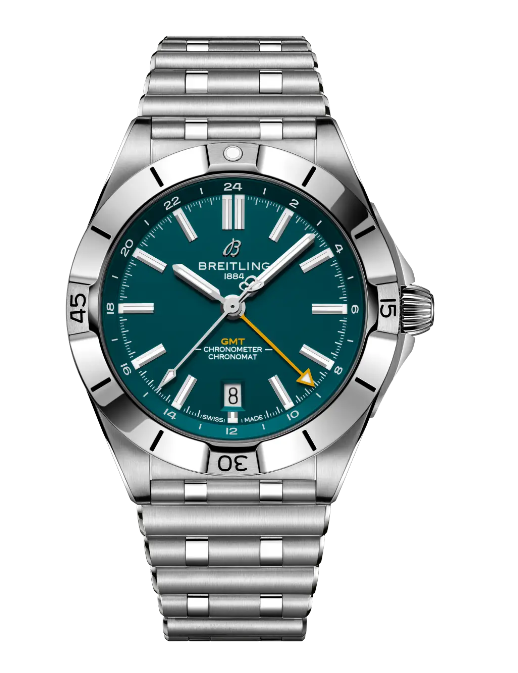 Best Review Breitling CHRONOMAT AUTOMATIC GMT 40 NFL JACKSONVILLE JAGUARS EDITION Replica Watch A32398D21C1A1